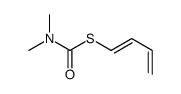 S-buta-1,3-dienyl N,N-dimethylcarbamothioate结构式