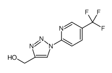 1H-1,2,3-Triazole-4-methanol, 1-[5-(trifluoromethyl)-2-pyridinyl]结构式