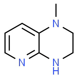 1-甲基-1,2,3,4-四氢吡啶并[2,3-b]吡嗪结构式