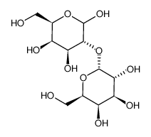2-O-(aD-半乳糖吡喃糖基)-D-半乳糖结构式