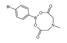 4-溴苯基硼酸甲基亚氨基二乙酸酯结构式