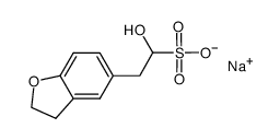 2-(2,3-dihydrobenzofuran-5-yl)acetaldehyde bisulfitic complex结构式