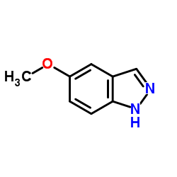 5-甲氧基-1H-吲唑结构式
