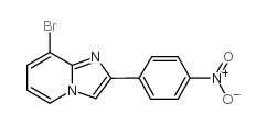 8-bromo-2-(4-nitrophenyl)imidazo[1,2-a]pyridine Structure