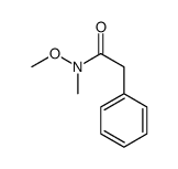 N-甲氧基-N-甲基-苯乙酰胺结构式