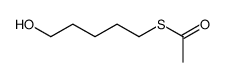 S-(5-hydroxypentyl) ethanethioate结构式