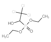 Phosphonic acid,(2,2,2-trichloro-1-hydroxyethyl)-, diethyl ester (6CI,7CI,8CI,9CI)结构式