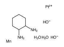 cyclohexane-1,2-diamine,dioxido(dioxo)manganese,platinum(2+) Structure