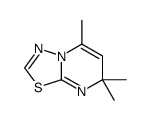5,7,7-trimethyl-[1,3,4]thiadiazolo[3,2-a]pyrimidine结构式
