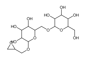 2,3-epoxypropyl O-galactopyranosyl(1-6)galactopyranoside Structure
