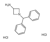 1-(二苯基甲基)-3-氨基氮杂啶双盐酸盐结构式