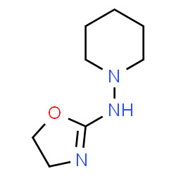 1-(4,5-Dihydrooxazol-2-ylamino)piperidine结构式