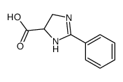 2-苯基-4,5-二氢-1H-咪唑-4-羧酸结构式