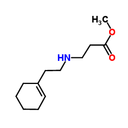 Methyl N-[2-(1-cyclohexen-1-yl)ethyl]-β-alaninate Structure