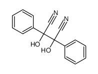 2,3-dihydroxy-2,3-diphenylbutanedinitrile Structure