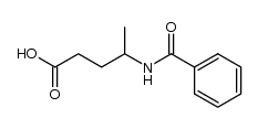 4-benzoylamino-valeric acid结构式