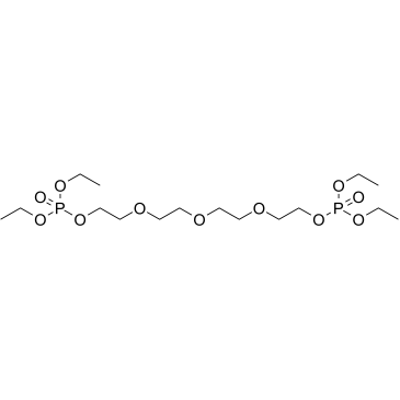 PEG4-bis(phosphonic acid diethyl ester) Structure