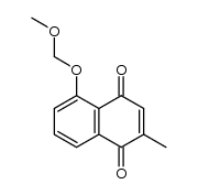 5-methoxymethoxy-2-methyl-1,4-naphthoquinone Structure