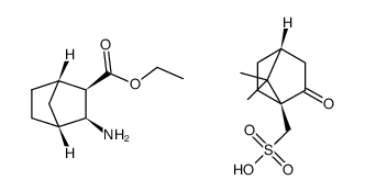 (1R,2S,3R,4S)-3-ethoxycarbonyl-bicyclo [2.2.1]hept-2-yl-aminium (1'S)-(+)-10-camphorsulfonate Structure