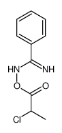 [[amino(phenyl)methylidene]amino] 2-chloropropanoate结构式