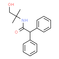N-(1-hydroxy-2-methylpropan-2-yl)-2,2-diphenylacetamide Structure