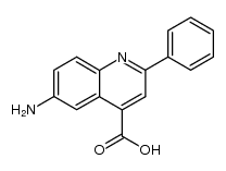 6-amino-2-phenyl-quinoline-4-carboxylic acid Structure