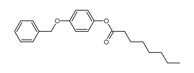 4-(benzyloxy)phenyl octanoate Structure