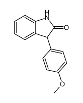3-(4-methoxyphenyl)indolin-2-one Structure