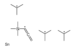 trimethyl(3-tritert-butylstannylprop-1-ynyl)silane Structure