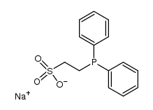 sodium 2-(diphenylphosphino)ethanesulfonate Structure