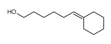 6-cyclohexylidene-1-hexanol Structure