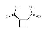 反式-环丁烷-1,2-二羧酸结构式
