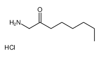 1-aminooctan-2-one,hydrochloride结构式