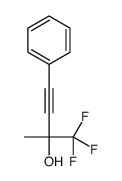 1,1,1-trifluoro-2-methyl-4-phenylbut-3-yn-2-ol结构式