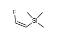 cis-2-fluorovinyltrimethylsilane Structure