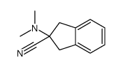2-(二甲基氨基)-2,3-二氢-1H-茚-2-甲腈结构式