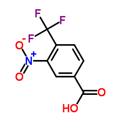 3-Nitro-4-(trifluoromethyl)benzoic acid Structure