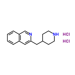 3-(4-Piperidinylmethyl)isoquinoline dihydrochloride Structure