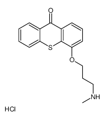 4-[3-(methylamino)propoxy]thioxanthen-9-one,hydrochloride结构式