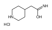 2-(PIPERIDIN-4-YL)ACETAMIDE HYDROCHLORIDE Structure