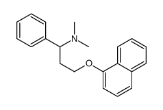 N,N-Dimethyl-alpha-[2-(1-naphthalenyloxy)ethyl]-benzenemethanamine Structure