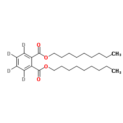Dinonyl 1,2-(2H4)benzenedicarboxylate结构式