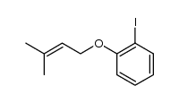 1-iodo-2-((3-methylbut-2-en-1-yl)oxy)benzene Structure