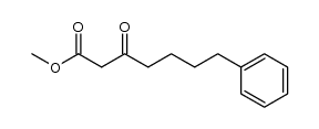 3-oxo-7-phenyl-heptanoic acid methyl ester Structure