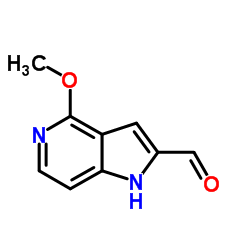 4-Methoxy-1H-pyrrolo[3,2-c]pyridine-2-carbaldehyde Structure