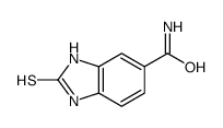 (9ci)-2,3-二氢-2-硫氧代-1H-苯并咪唑-5-羧酰胺结构式