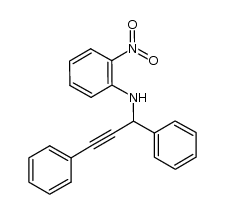 N-(2-nitrophenyl)-1,3-diphenyl-2-propynylamine结构式