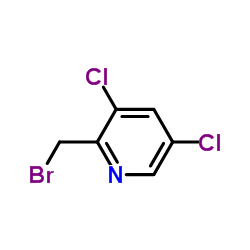 2-(BroMoMethyl)-3,5-dichloropyridine结构式