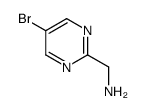 5-Bromo-2-pyrimidinemethanamine Structure