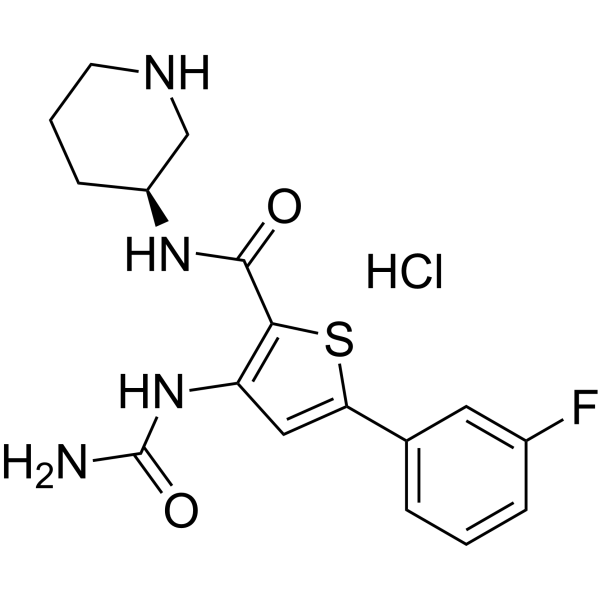 AZD 7762 盐酸盐结构式